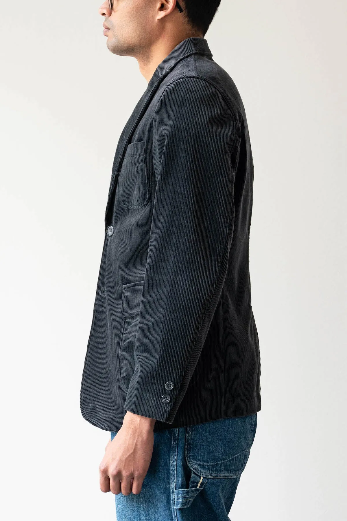 3B Jacket Corduroy - Charcoal