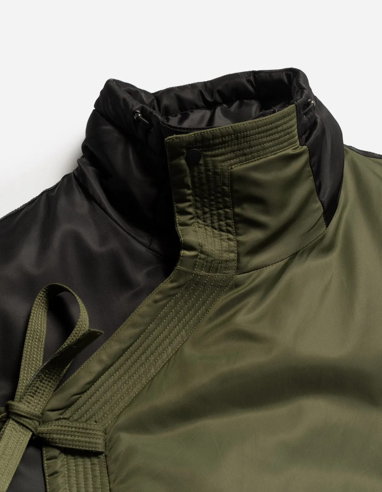 5274 Tibetan Padded Flight Jacket Black/Olive