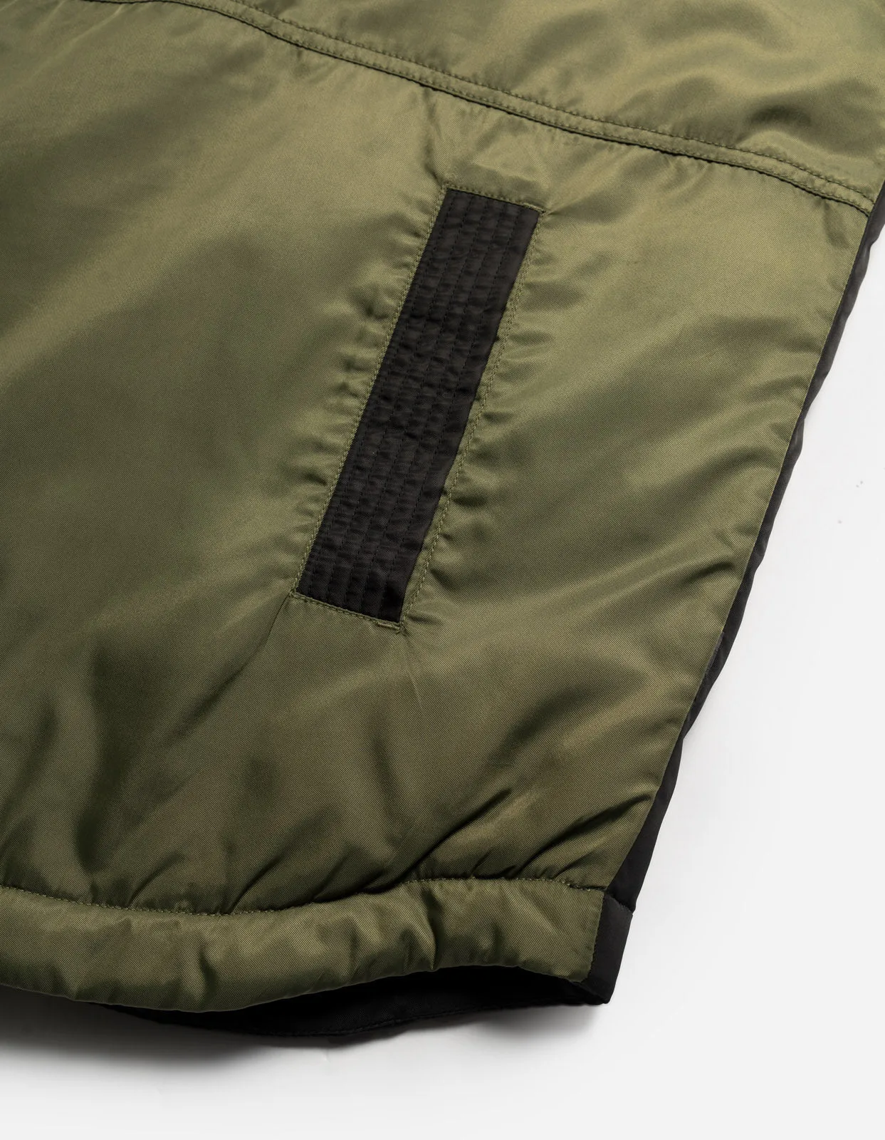 5274 Tibetan Padded Flight Jacket Black/Olive