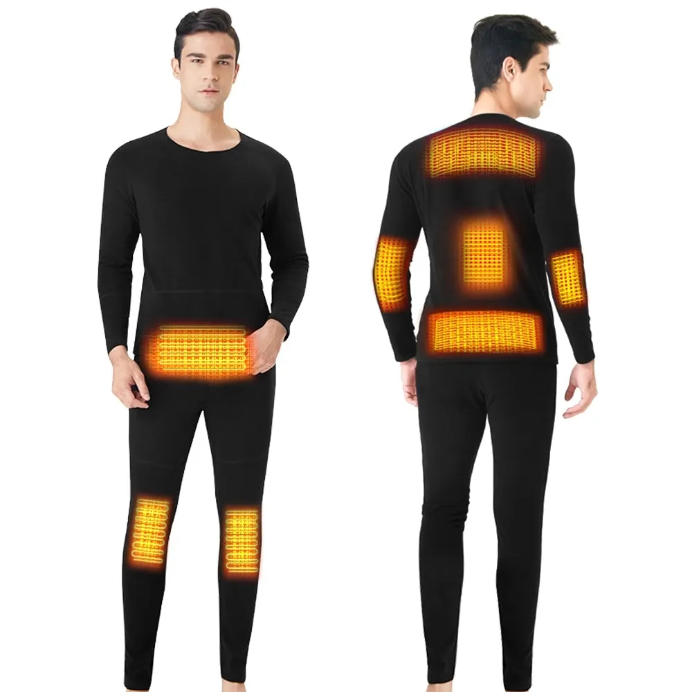 8 Area Heated Thermal Long Johns