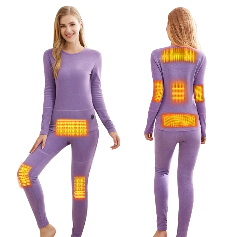 8 Area Heated Thermal Long Johns