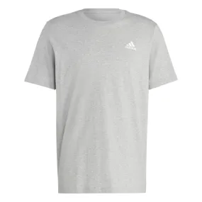 Adidas Essentials Single Jersey Embroidered Small Logo T-Shirt GREY