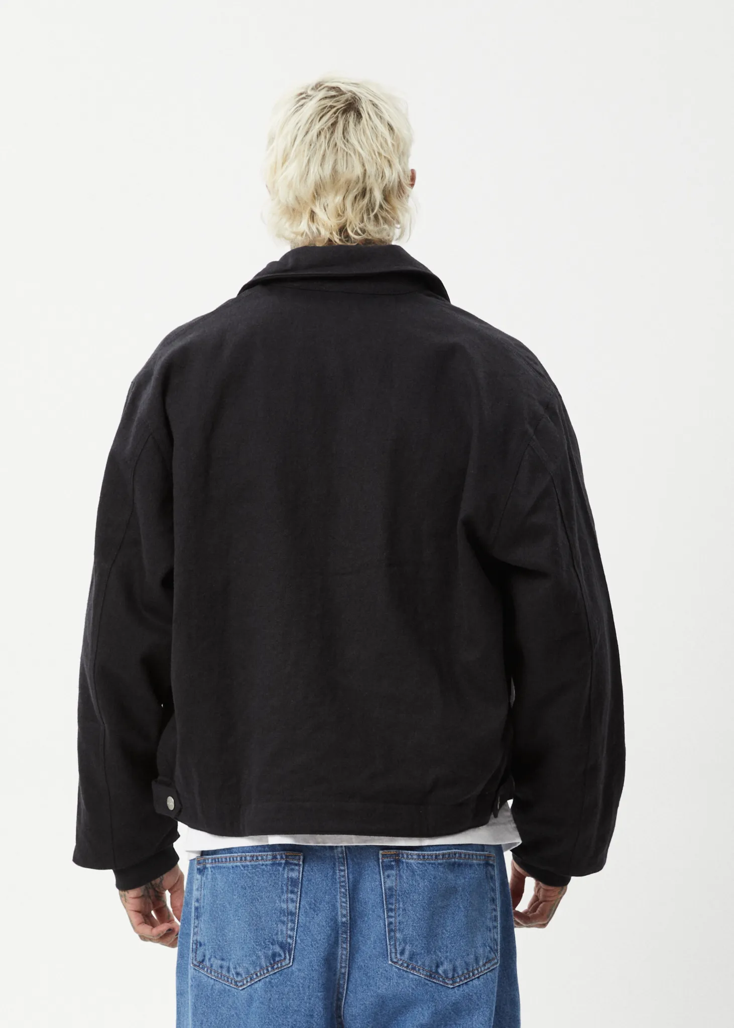 AFENDS Mens Oracle - Carpenter Jacket - Black