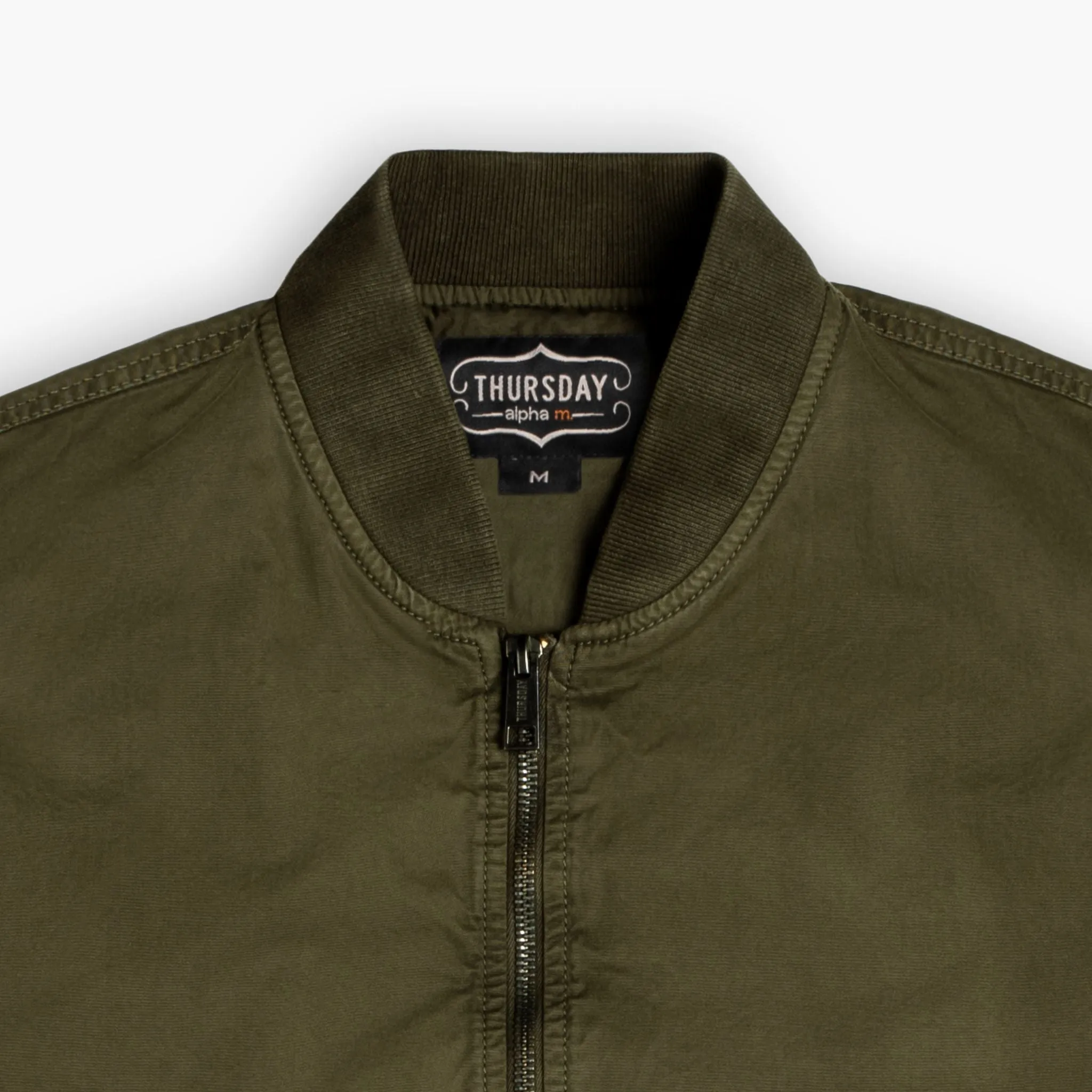 Alpha M Bomber | Army Green