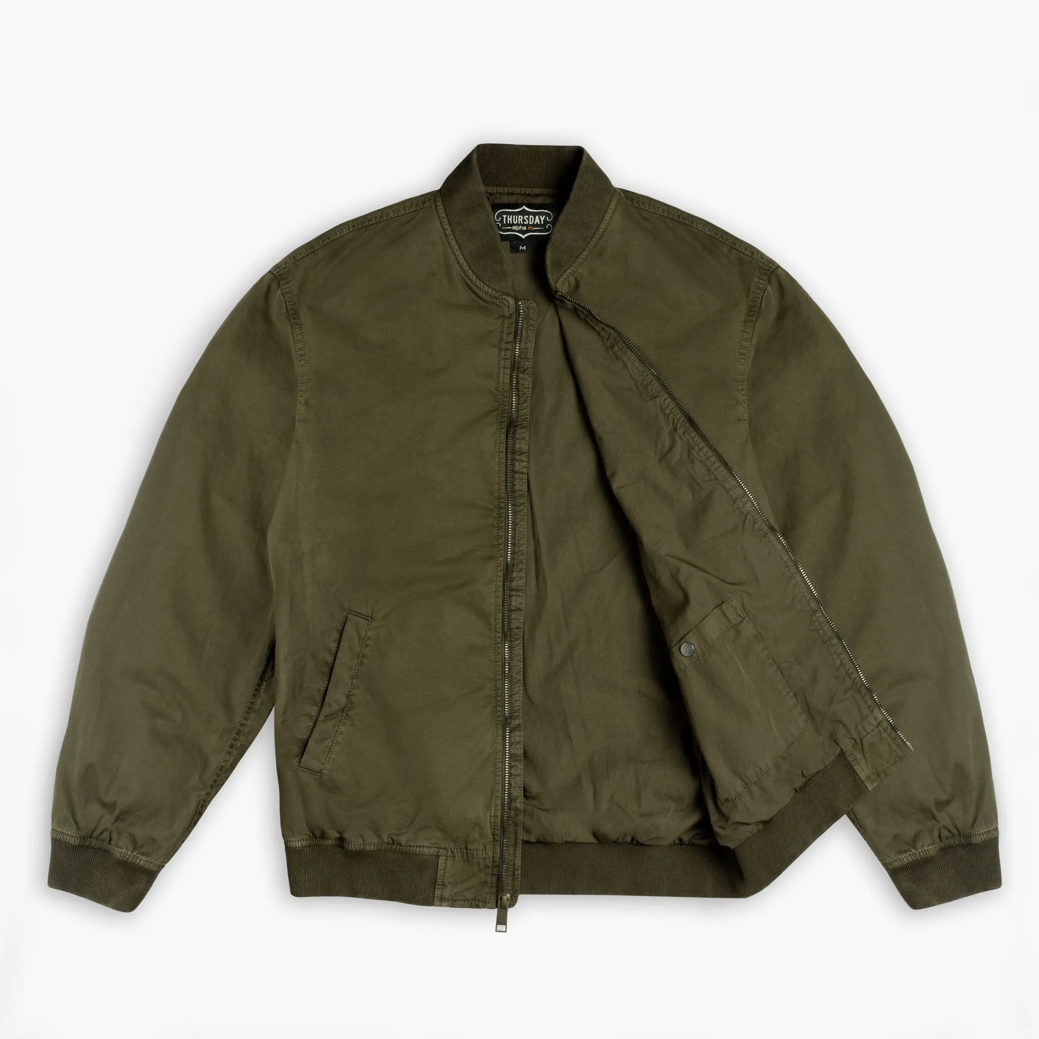 Alpha M Bomber | Army Green