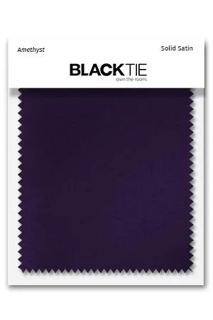 Amethyst Luxury Satin Fabric Swatch