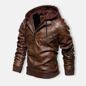 Antonios Leather Italian Jacket