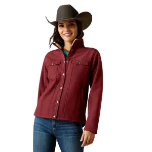 Ariat Ladies Berber Back Tawny Port Softshell Jacket 10053011