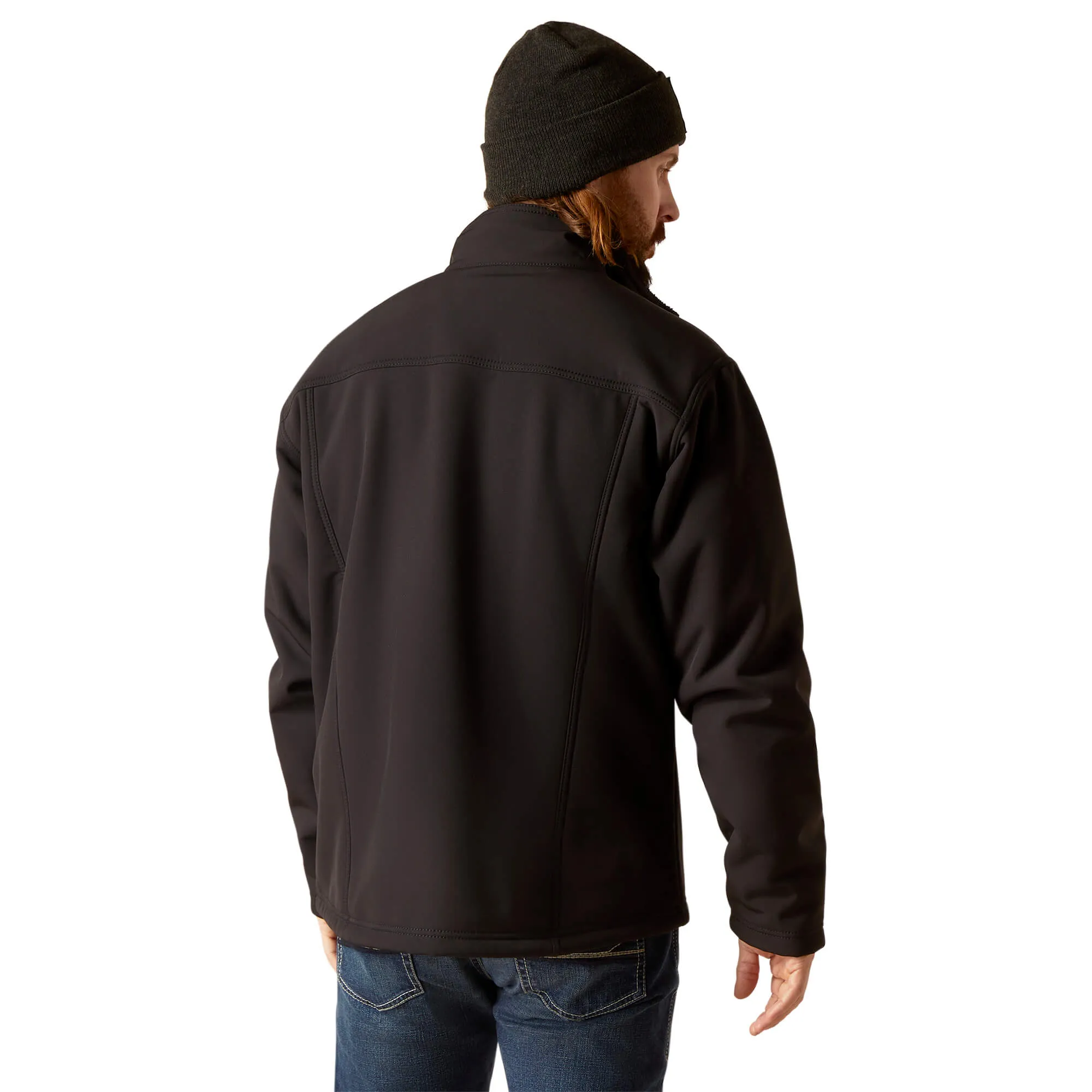 Ariat Men's Vernon Black Sherpa Jacket