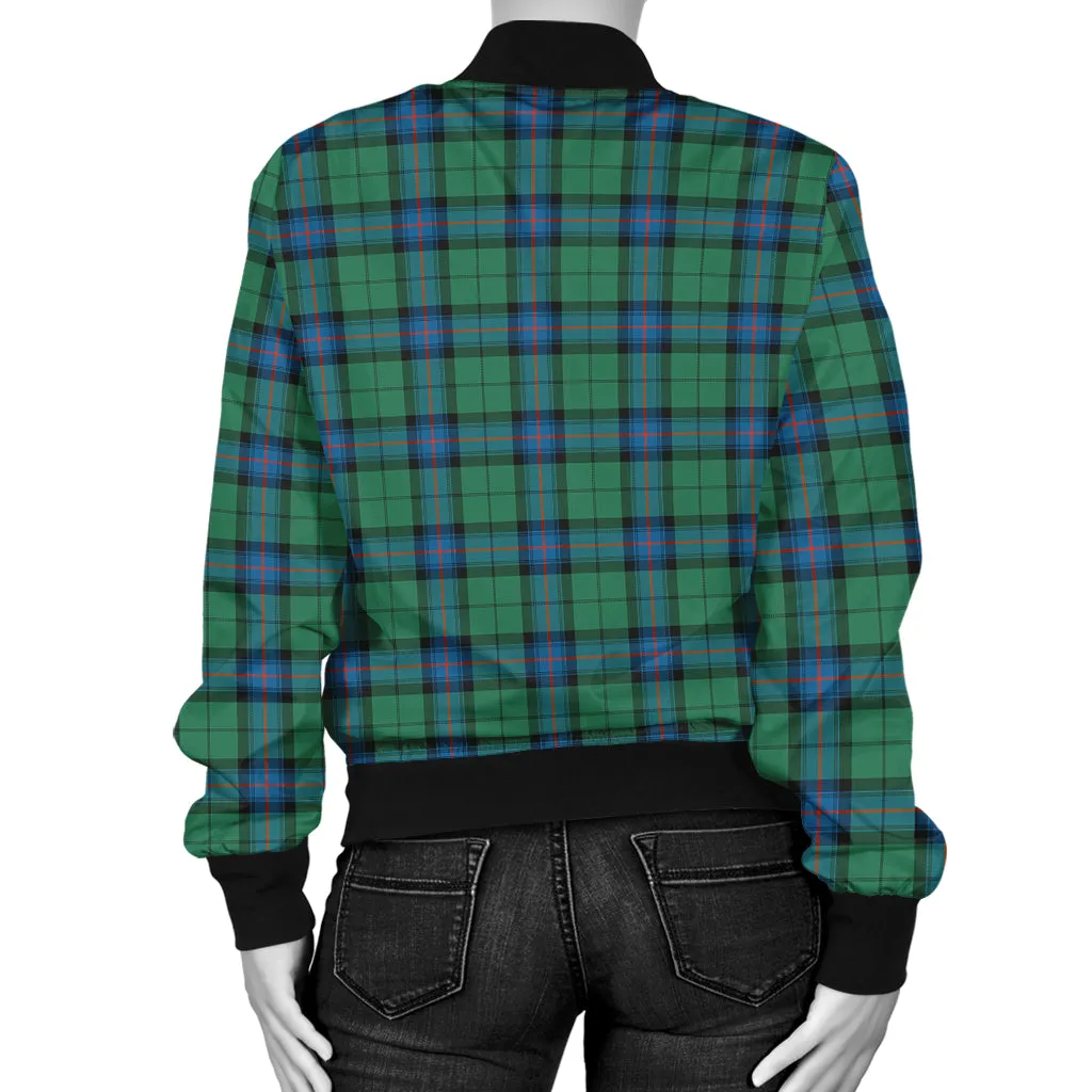 Armstrong Ancient Tartan Bomber Jacket with Family Crest