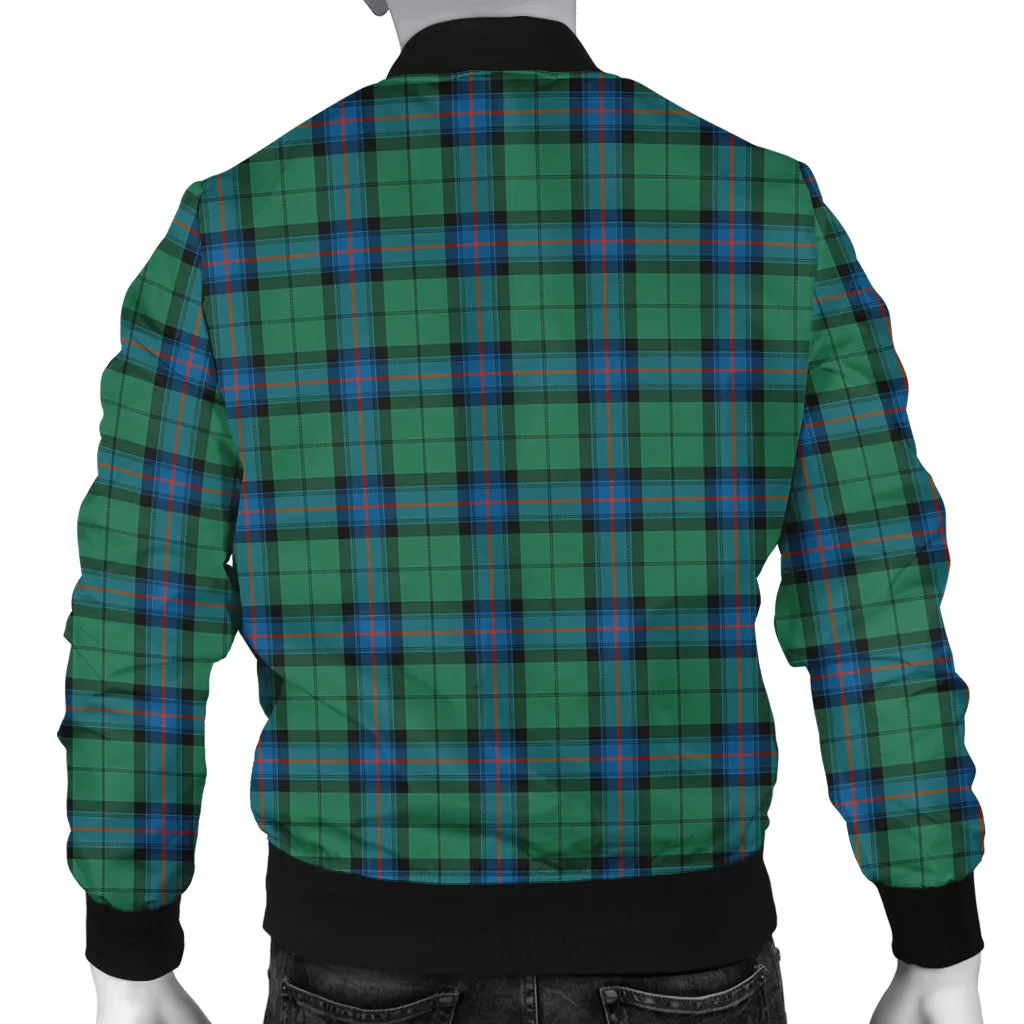 Armstrong Ancient Tartan Bomber Jacket with Family Crest