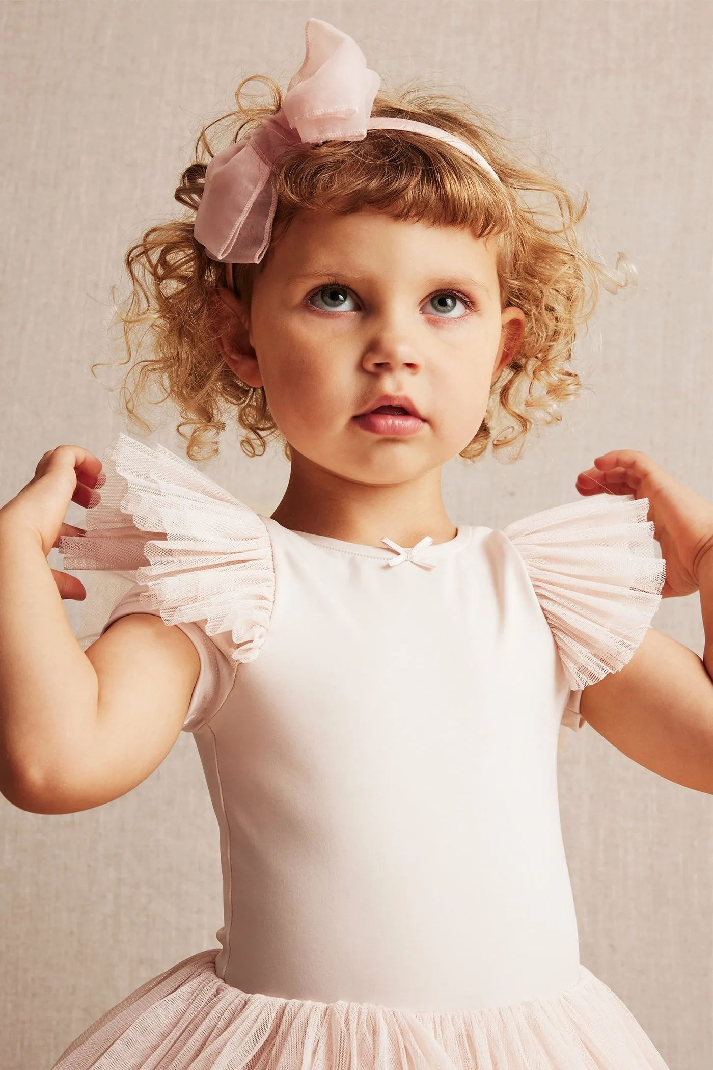 Baby & kids' pink ballerina mesh dress