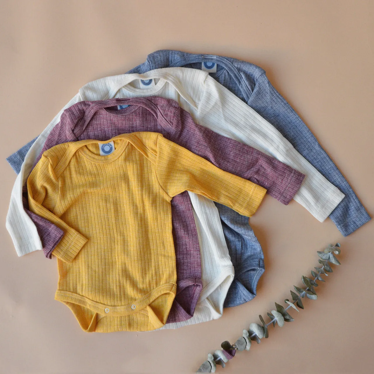 Baby Body Long Sleeve - Organic Cotton/Merino/Silk (0-3y)