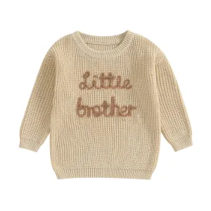 Baby Boys Deluxe Sweater - Cream - LITTLE BROTHER - Autumn