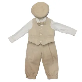 Barcellino - Baby Boy 3 Piece Suit Linen