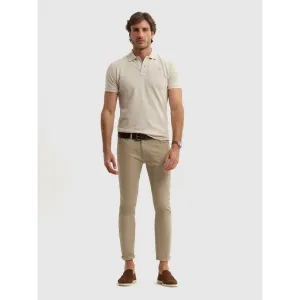 Beige Slim Fit Pants