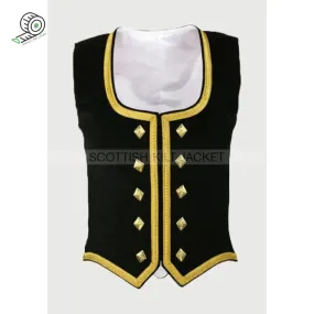 Black Highland Dancing Waistcoat