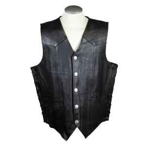 BOL Men's Tall Buffalo Leather Vest