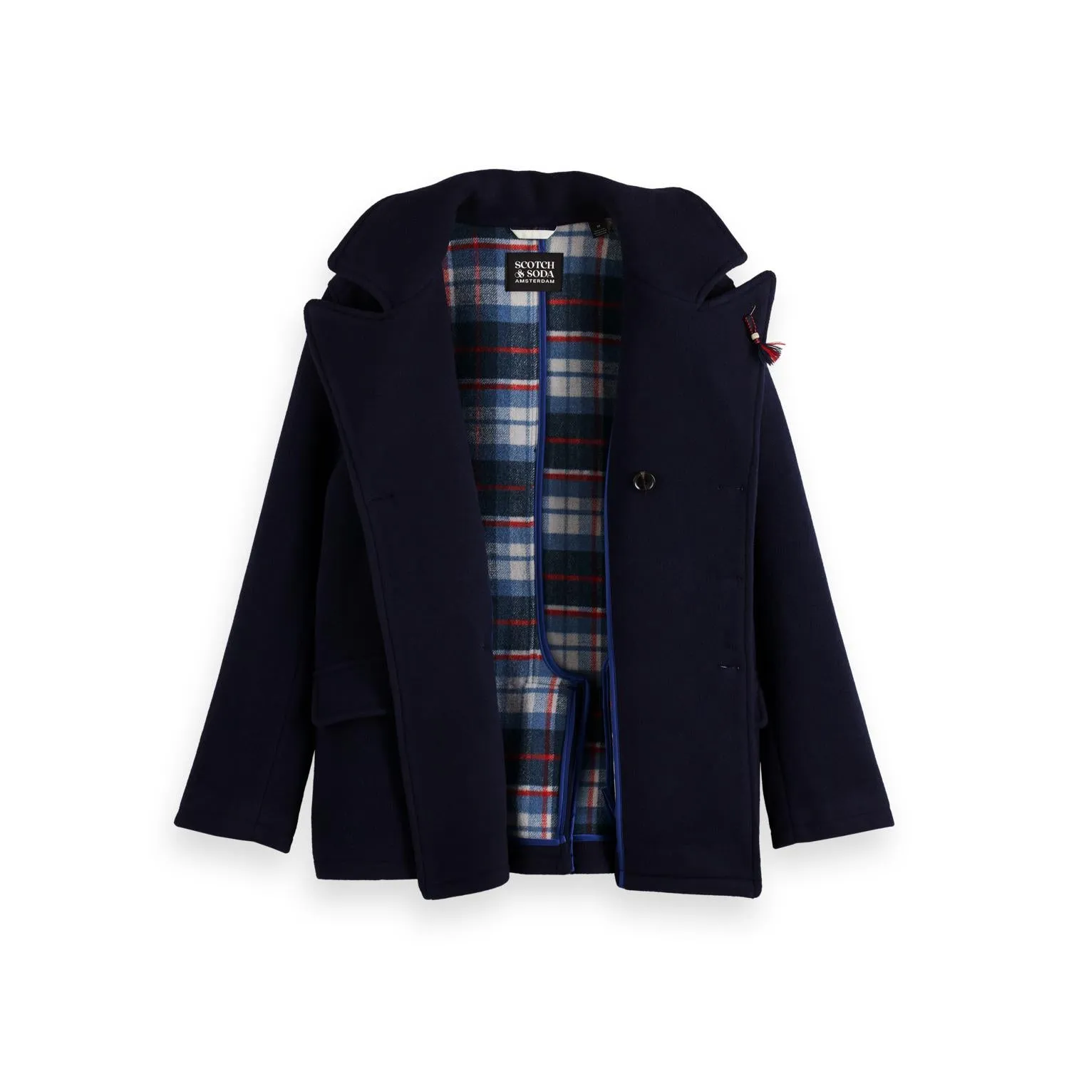 BONDED WOOL PEACOAT