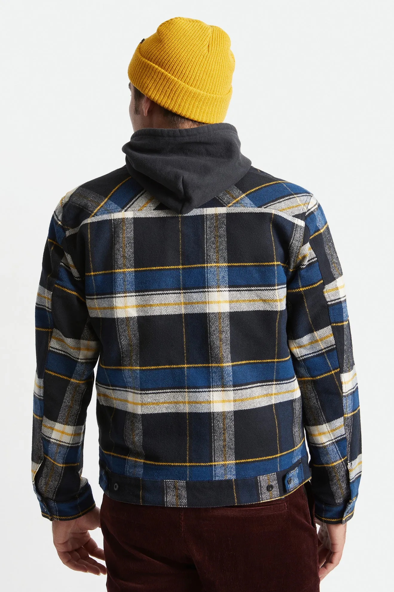 Bowery Trucker Jacket - Joe Blue Plaid