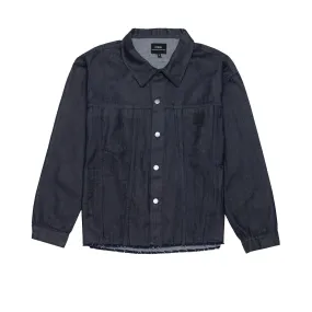 Boxy Raw Edge Denim Jacket