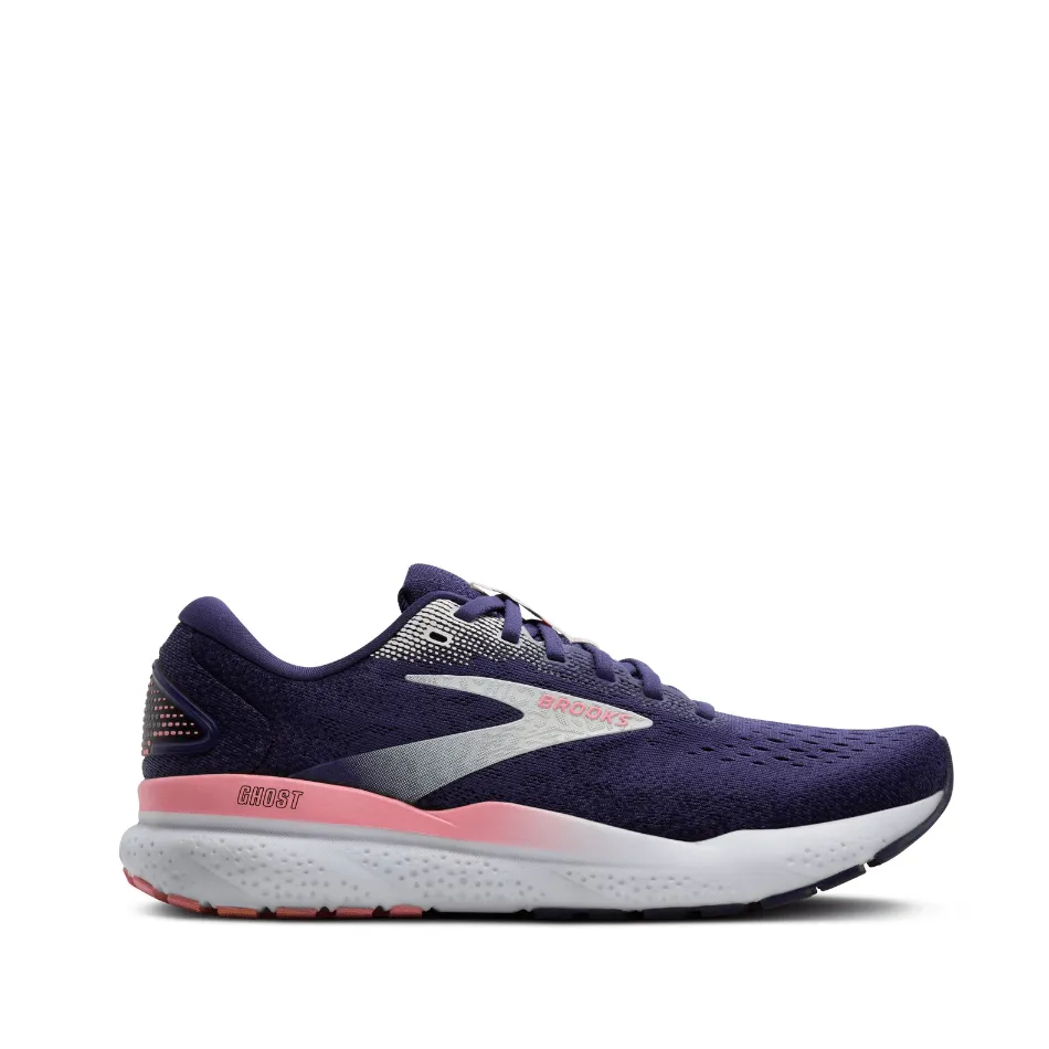 Brooks Women's Ghost 16 Running Shoes in Blue Ribbon/Dianthus/Peacoat SS25