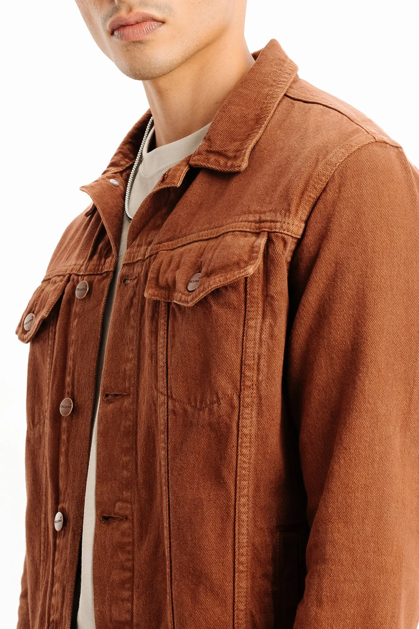 Brown Classic Men's Trucker Jacket