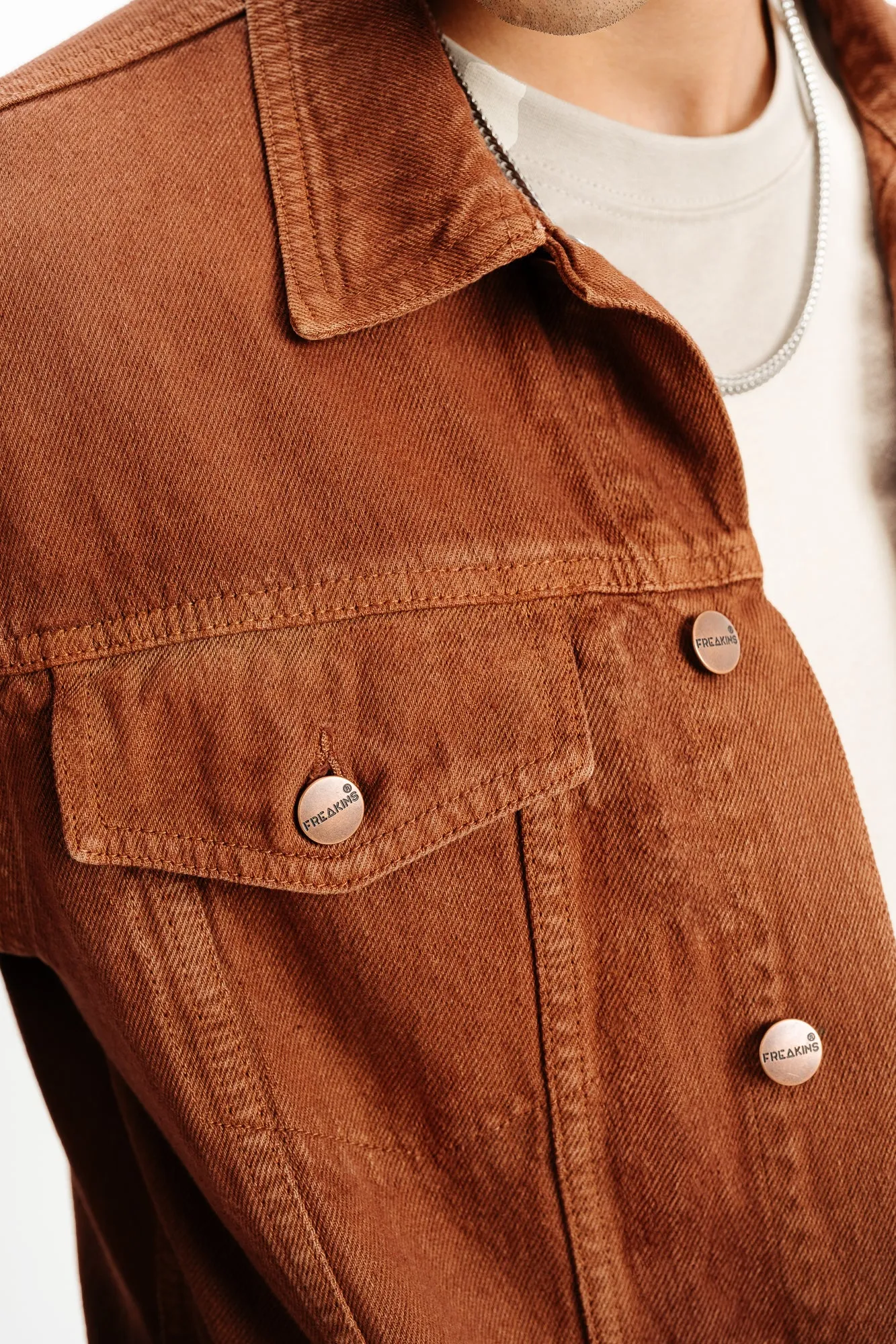 Brown Classic Men's Trucker Jacket