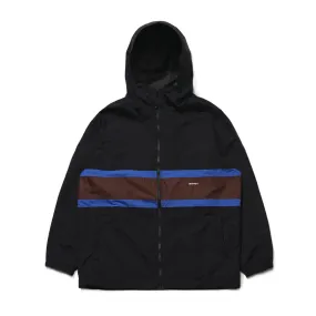 BRT LOGO HOODED JACKET BLACK