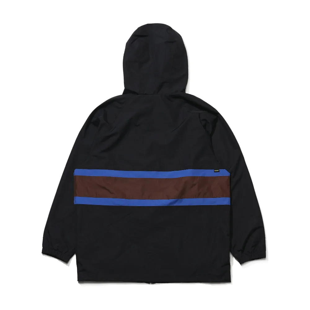 BRT LOGO HOODED JACKET BLACK