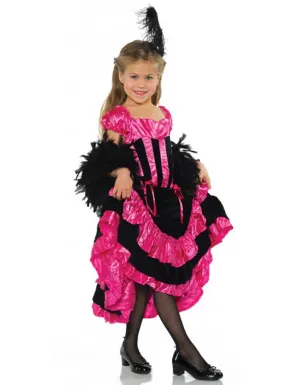 Can Can Girls Black and Pink Costume