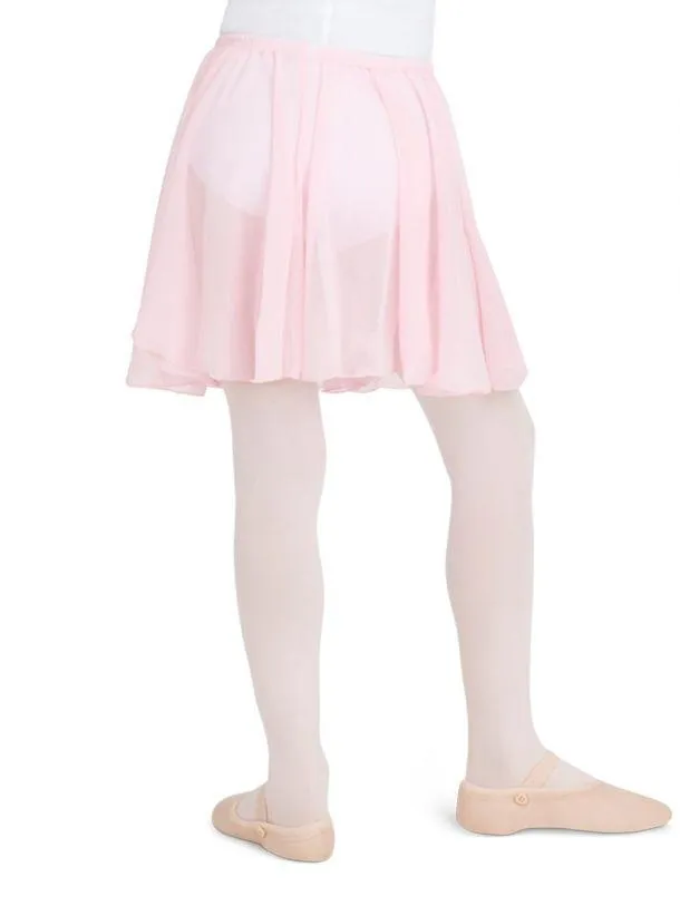 Capezio pull on circle skirt kids