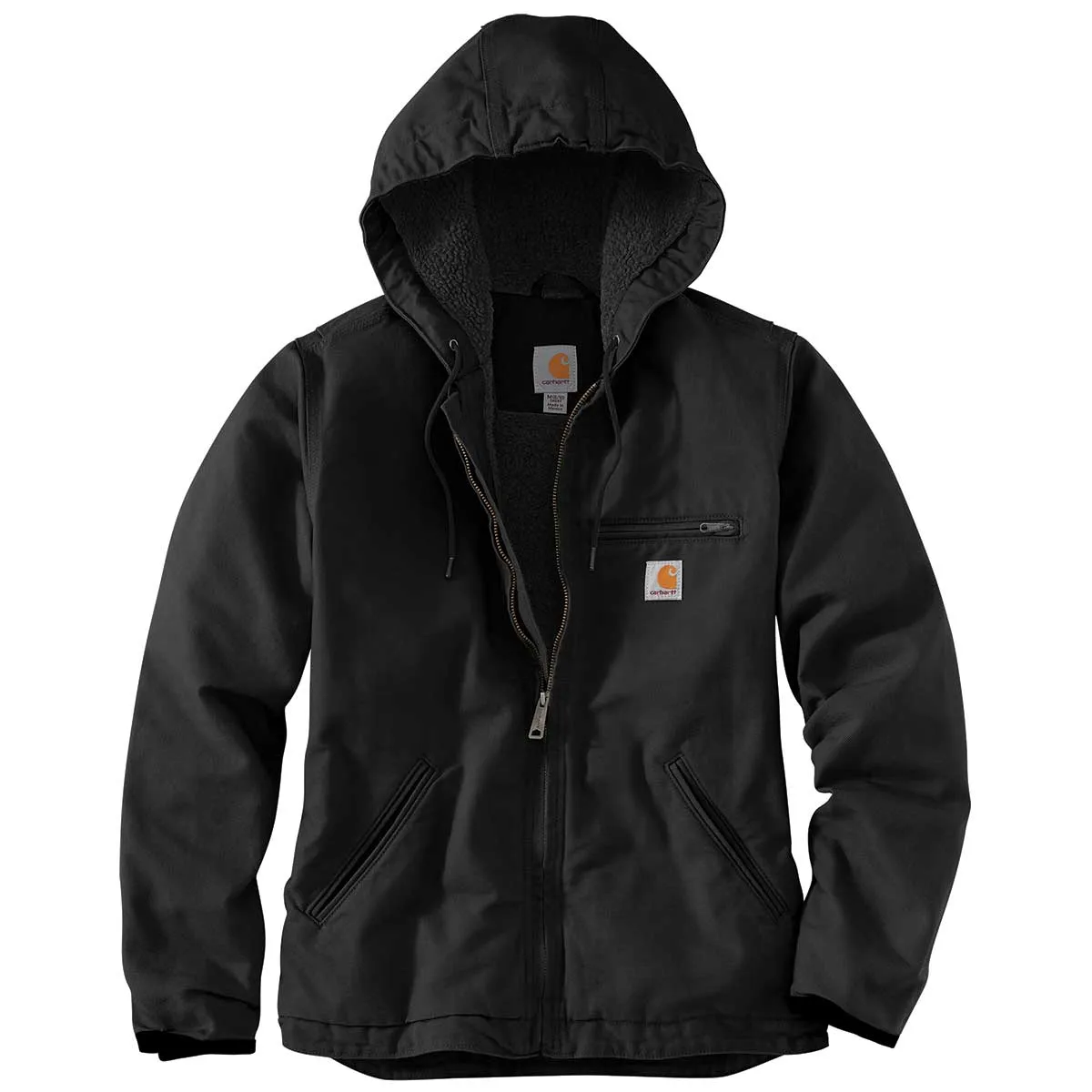 Carhartt Women's 0J141 Washed Duck Sherpa-Lined Jacket