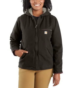 Carhartt Women's Sherpa Lined Sierra Jacket - Dark Brown