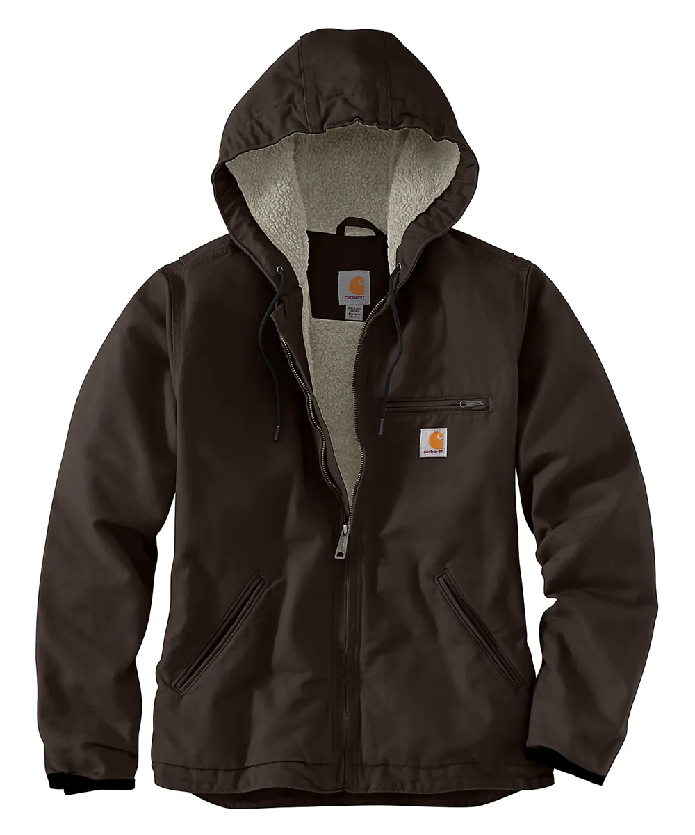 Carhartt Women's Sherpa Lined Sierra Jacket - Dark Brown