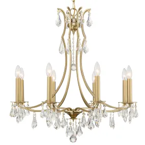 Cedar 8-Light Chandelier in Vibrant Gold