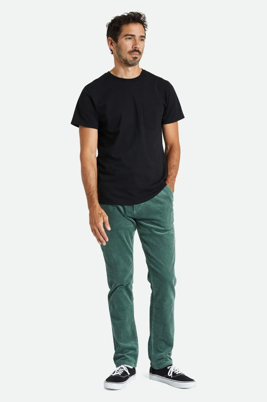 Choice Chino Regular Pant - Dark Forest Cord