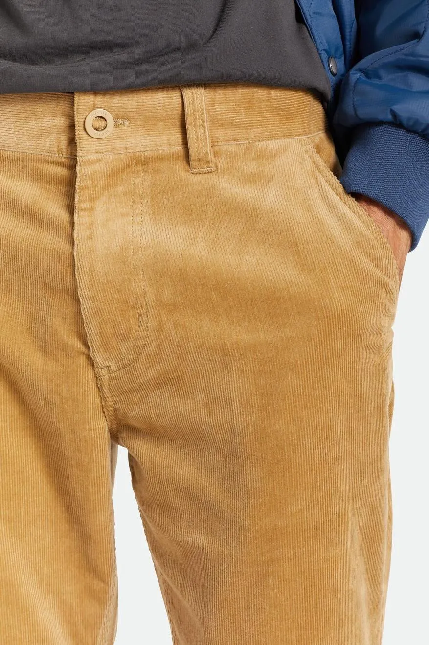 Choice Chino Regular Pant - Khaki Cord