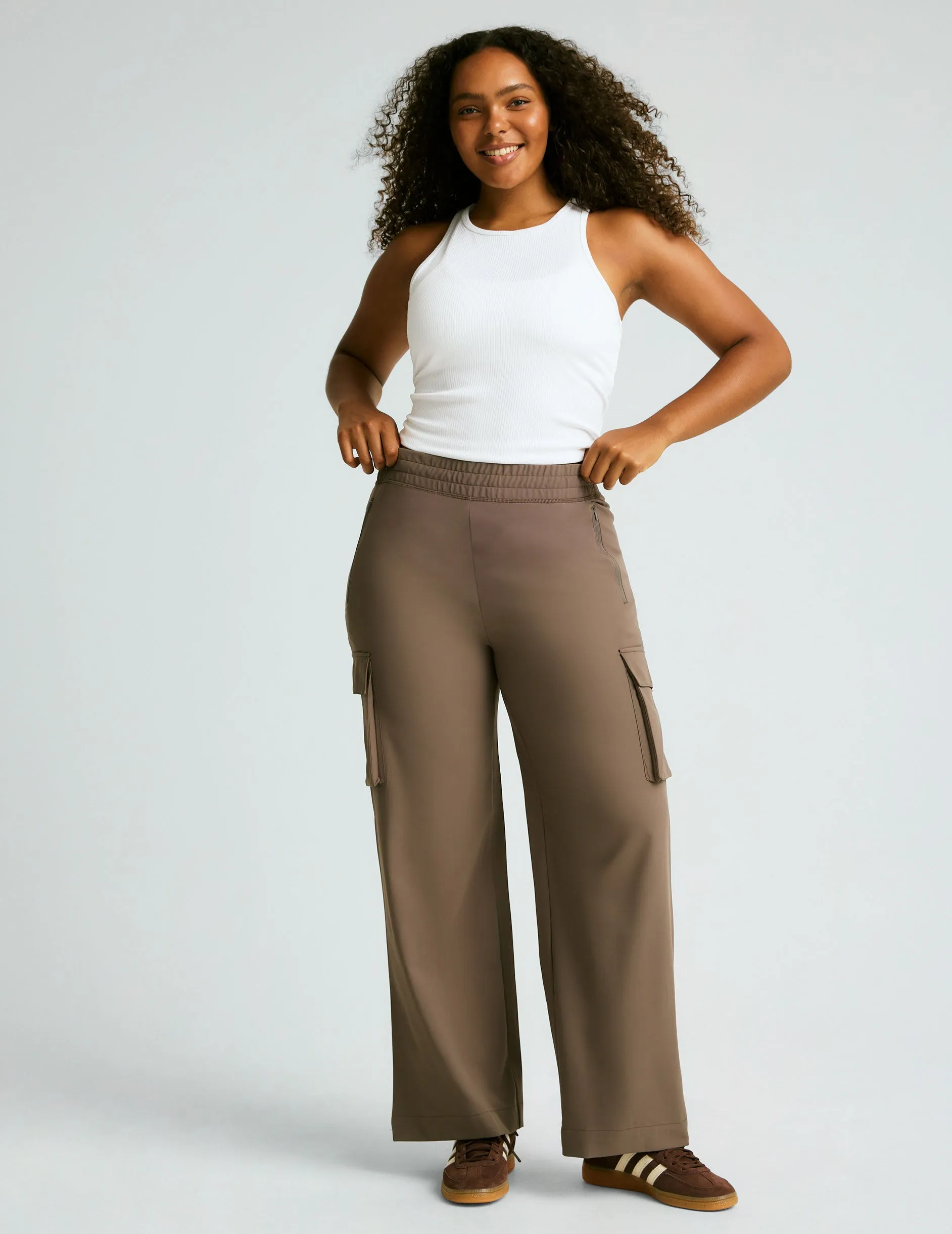 City Chic Wide Leg Cargo Pant