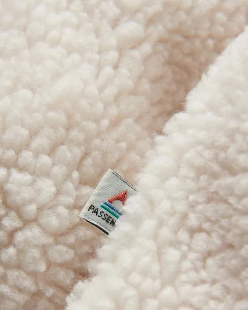 Clover Recycled Cotton-Lined Sherpa Fleece