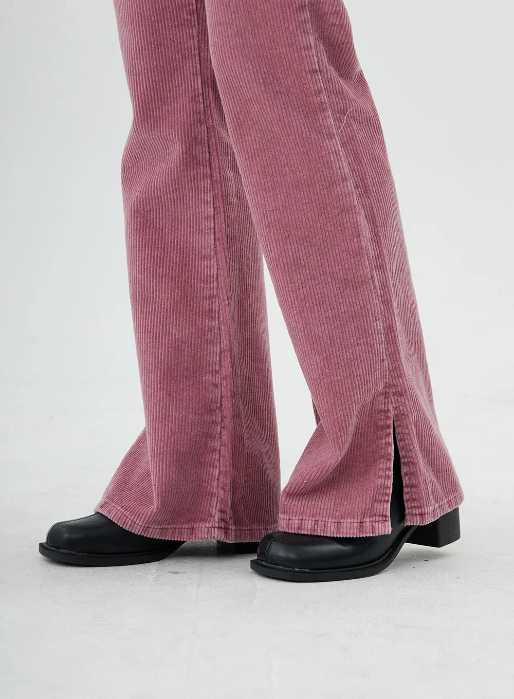 Corduroy Bootcut Pants ON07