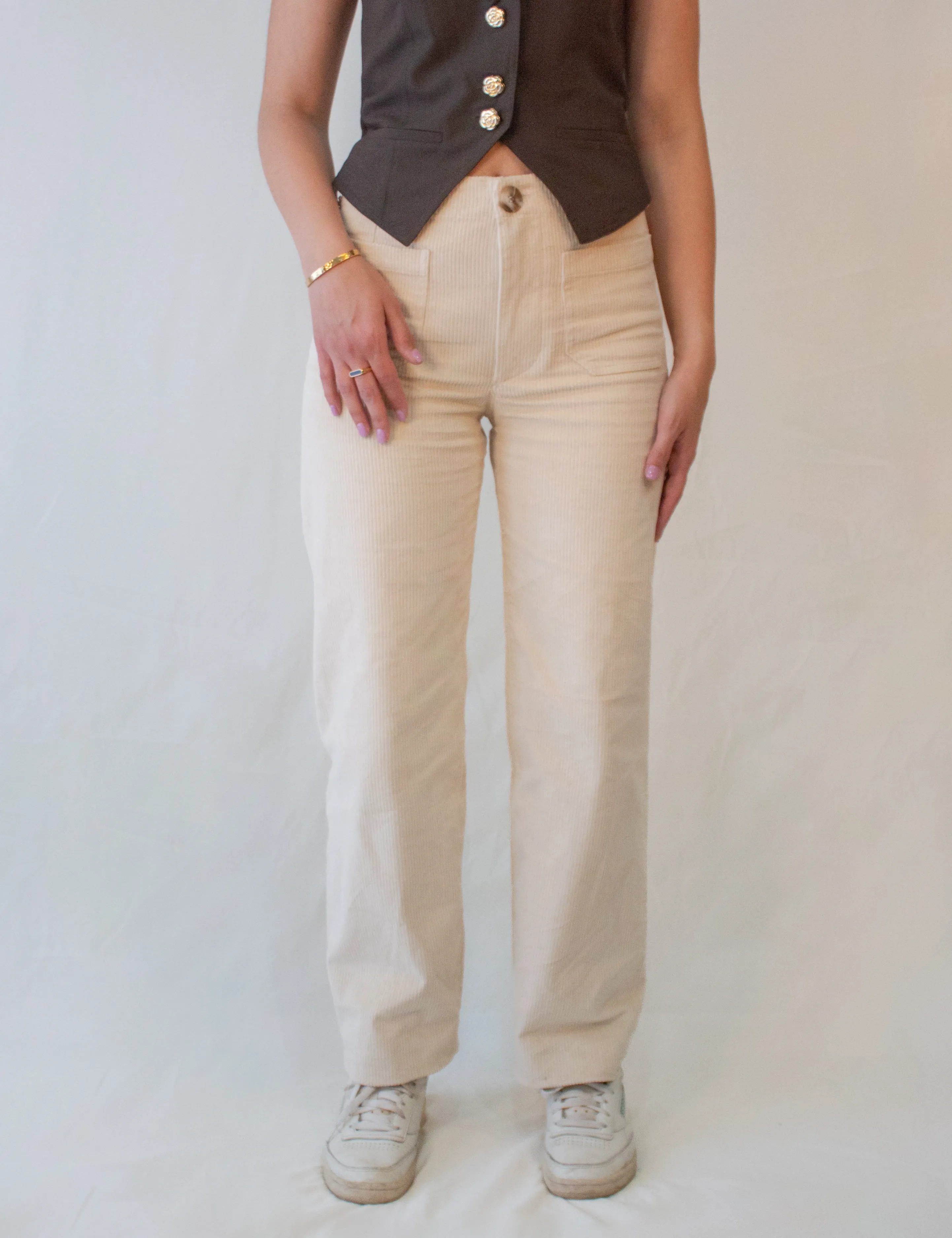 Corduroy Cream Pants