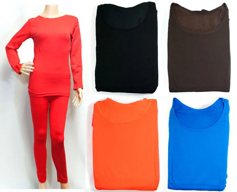 Crew Neck Fleece Thermal Long Johns Wholesale