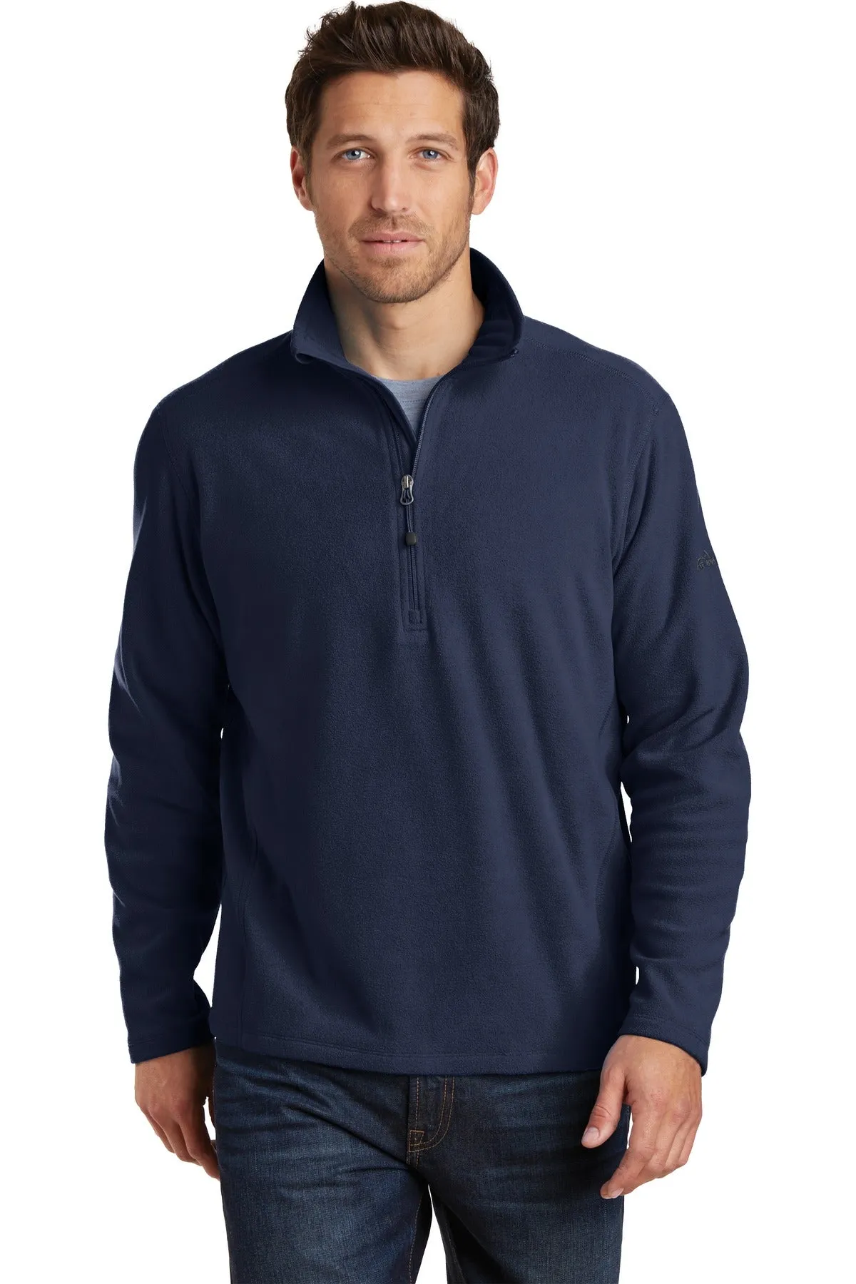 Custom Embroidered - Eddie Bauer®1/2-Zip Microfleece Jacket. EB226