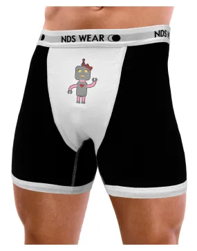 Cute Robot Female Mens Boxer Brief Underwear