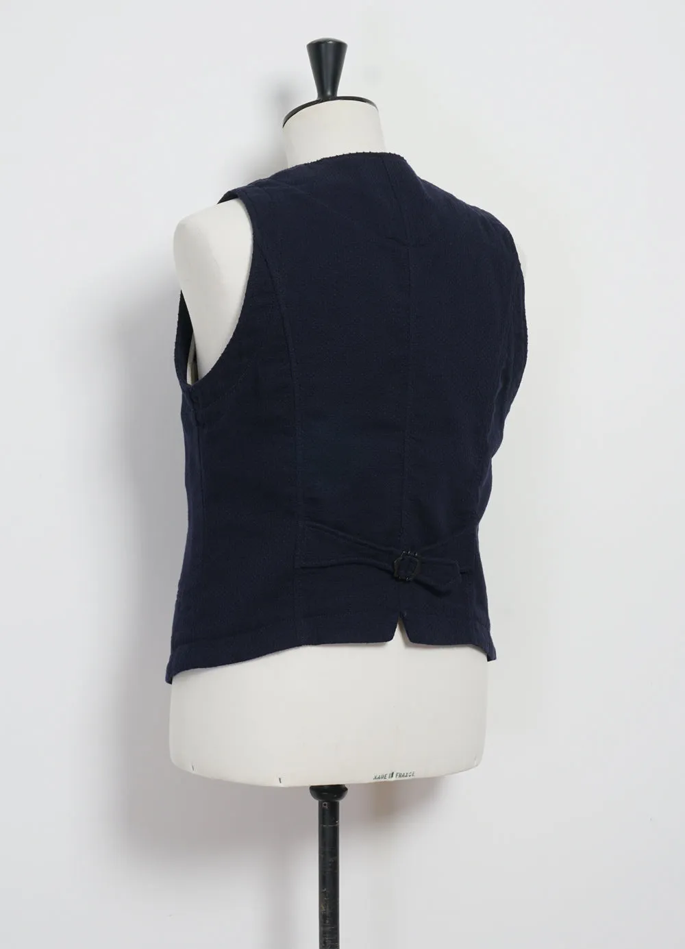 DANIEL | Casual Waistcoat | Indigo Sashiko