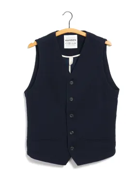 DANIEL | Casual Waistcoat | Indigo Sashiko