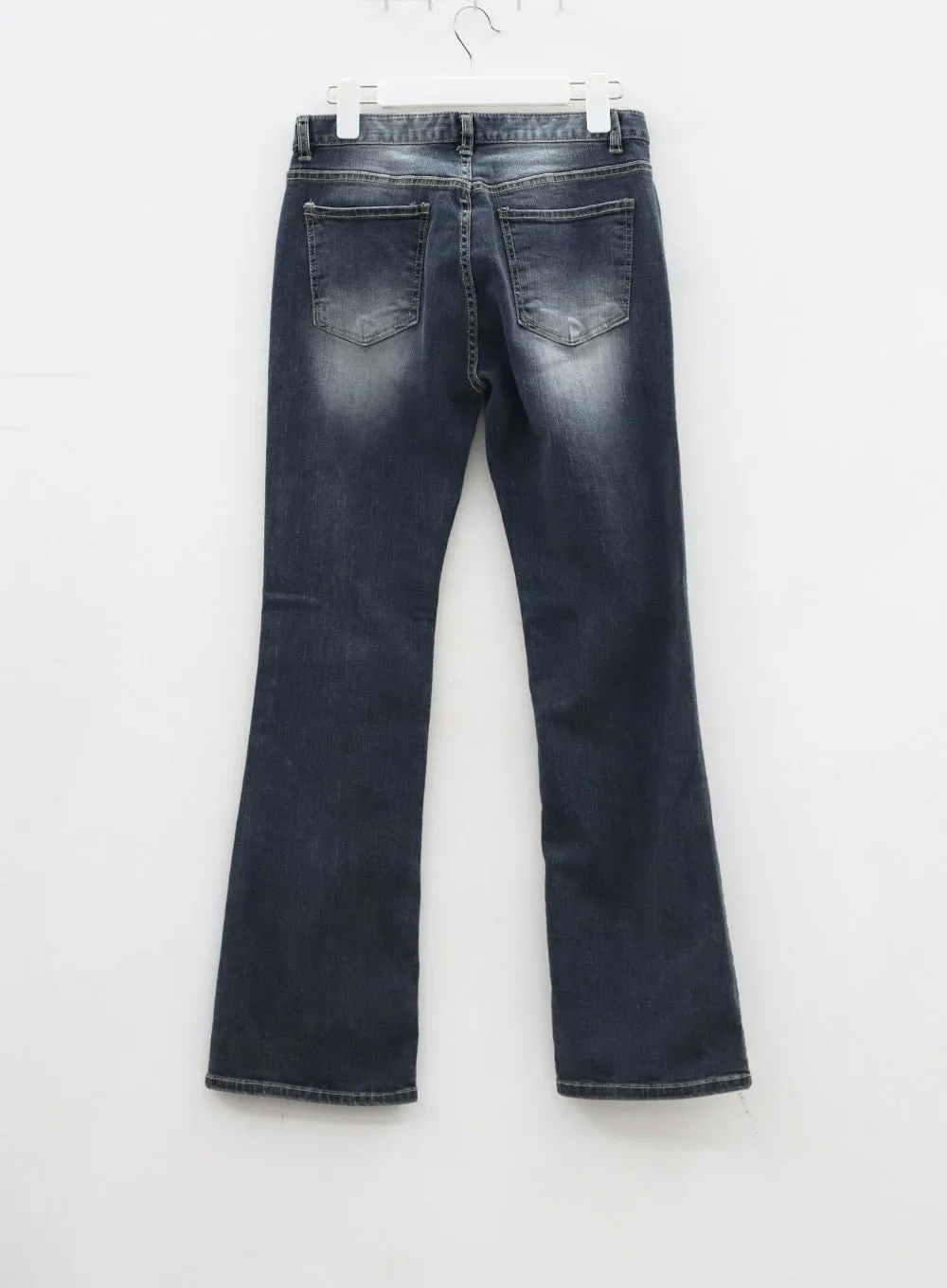 Dark Wash Mid-Rise Bootcut Jeans CJ325