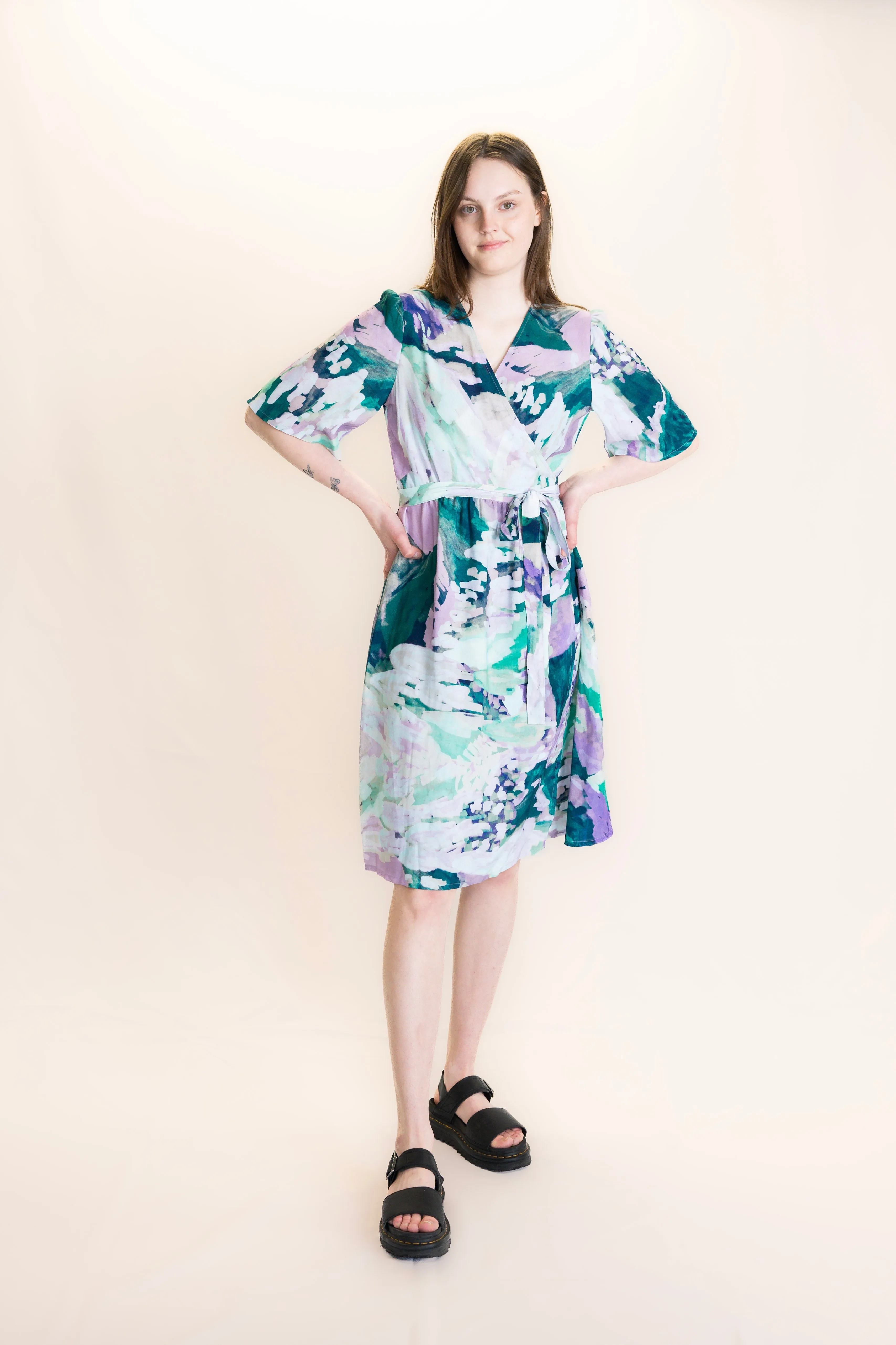 Delight Wrap Dress Dream Valley