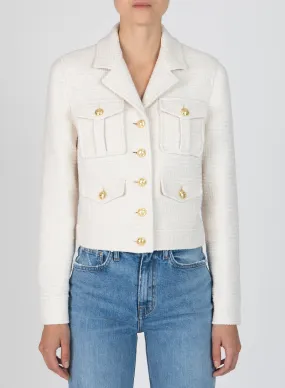 Derek Lam 10 Crosby - Arleth Shrunken Utility Jacket In Soft White